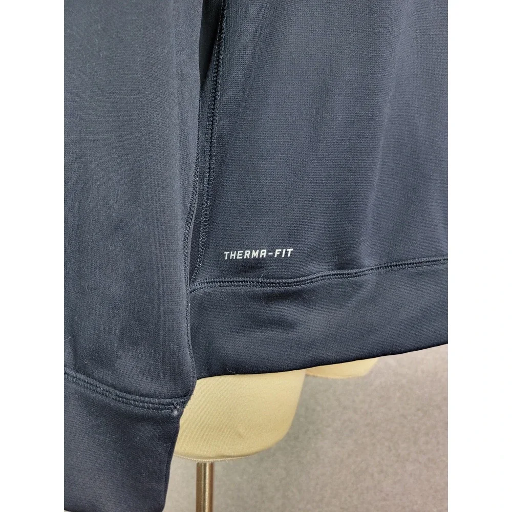 Nike‎ Therma-FIT Mens Navy Blue Crewneck Fleece Sweatshirt 408337-475 Size L